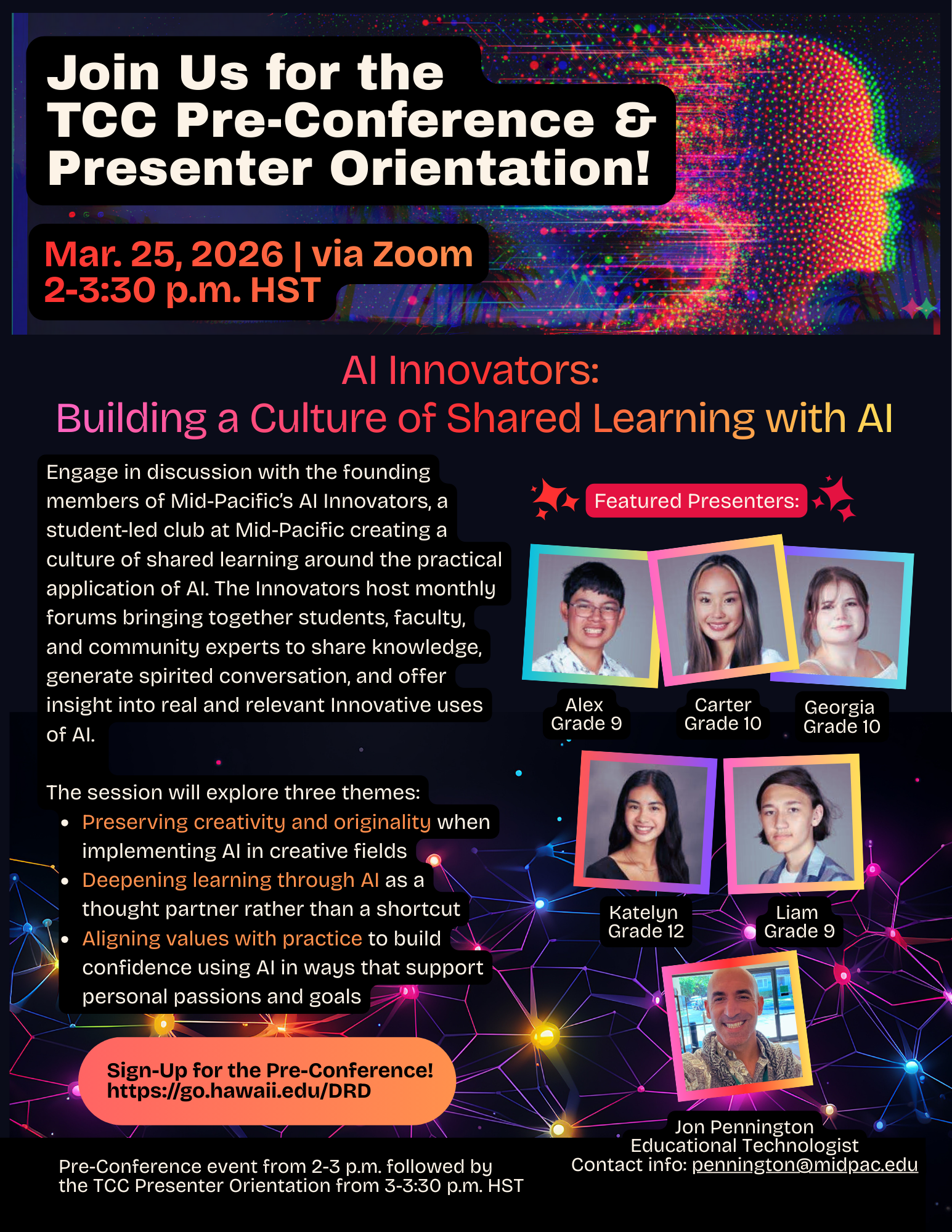 Pre Conference flyer